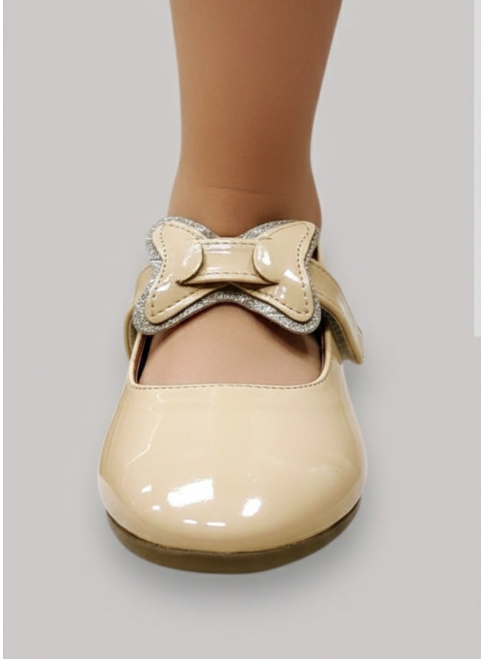 Girls' shoes with a bow on top - Image 3